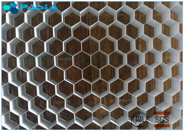 Chine Aluminium composé Thinkness du matériel 0.07MM de nid d'abeilles de panneau de plafond en aluminium de nid d'abeilles fournisseur