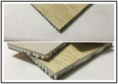 Chine Panneaux de revêtement adaptés aux besoins du client de pierre de nid d'abeilles de forme épaisseur de 12mm - de 25mm fournisseur
