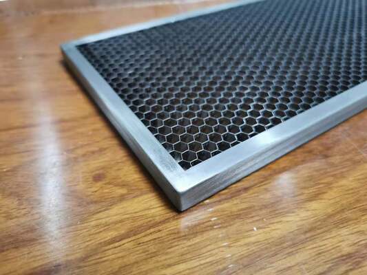 EMI protégeant le diamètre des panneaux de ventilation en nid d'abeilles d'acier inoxydable 0.8mm fournisseur