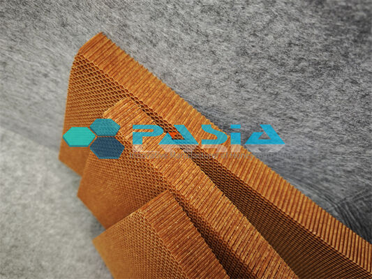 Aerospace Grade Constructed From Aramid Fiber Honeycomb Sheet Material Coated Phenolic Resin fournisseur